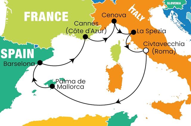 MSC Grandiosa ile Balear Adaları & Batı Akdeniz