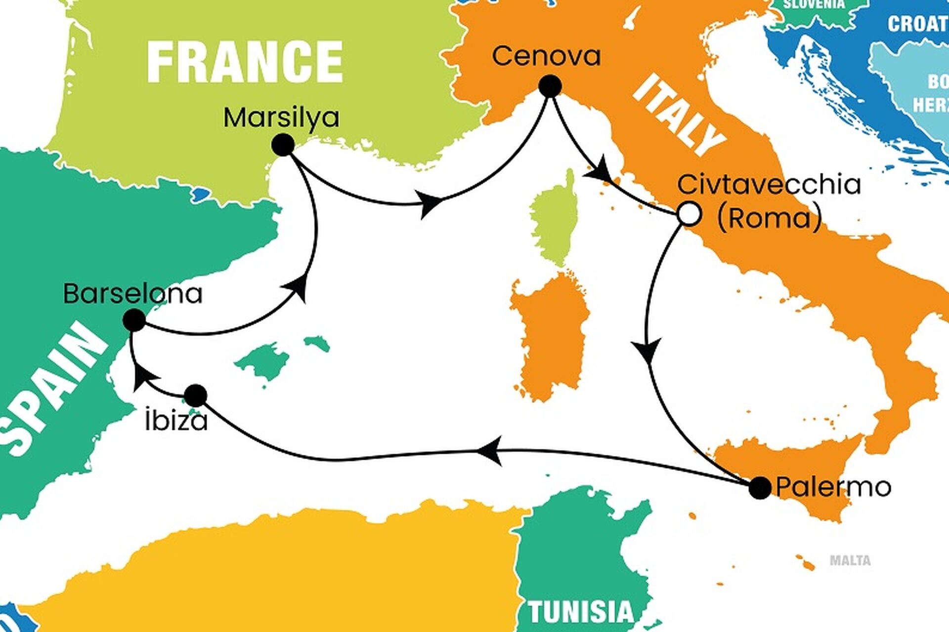 MSC Seaview ile İbiza'lı Batı Akdeniz